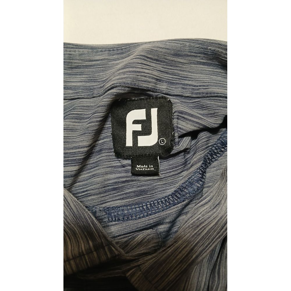 Footjoy‎ Men's Performance Gray Blend Golf Polo Embroidered Size Large - Picture 3 of 8